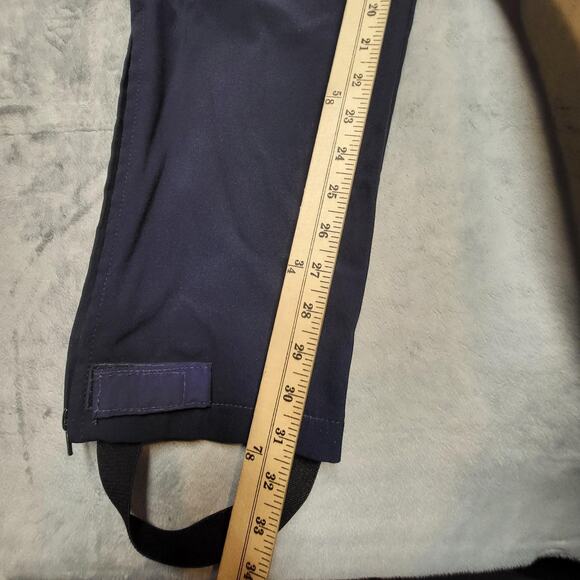 Olympic Uniforms Pants Mens Medium Navy Snow Ski Shell Mesh Lined Cargo Made USA - Picture 7 of 10